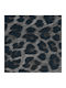Jgs S.a Artificial Leather Furniture Leopard Dark Blue Beige Tiger 15t9945 140cm x 1m