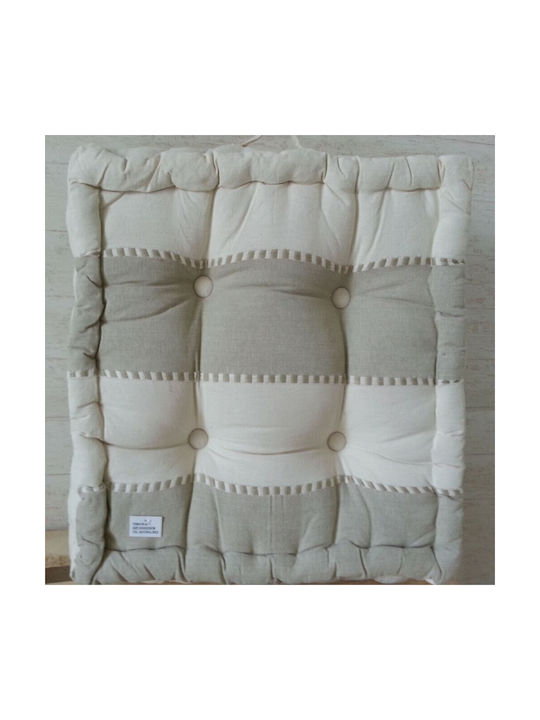 Bodenkissen 50x50x8 Natural Home Rpm1 Beiges
