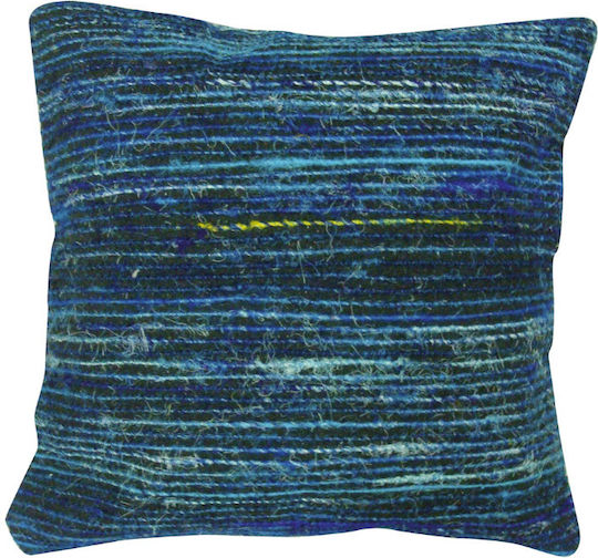 JGS S.A. Decorative Pillow Case RS-73 Cushion-017 Blue Silk 45x45cm