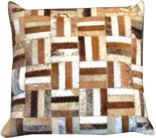 JGS S.A. Decorative Pillow Case Sg-85 Cushion-037-40 Beige Brown Vachette 40x40cm