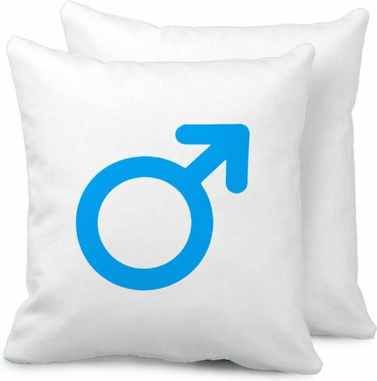 Male Sofa Cushion 40x40cm Filling Included