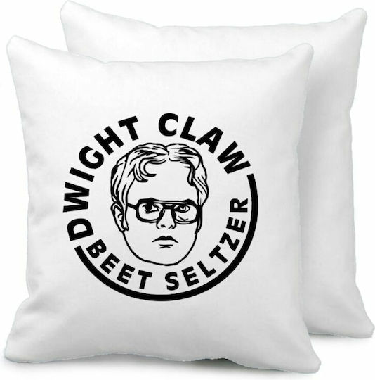 Office Dwight Claw Beet Seltzer Zierkissen Sofa 40x40cm Herstellerfarbe Beet Mit Füllung