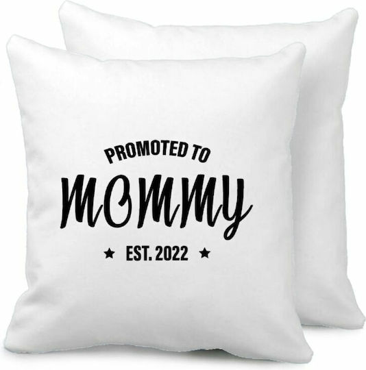 Promoted To Mommy Sofa Cushion 40x40cm Includes Filling