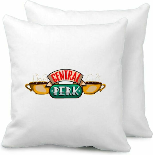 Central Perk Μαξιλάρι Καναπέ 40x40cm Περιέχεται Γέμισμα