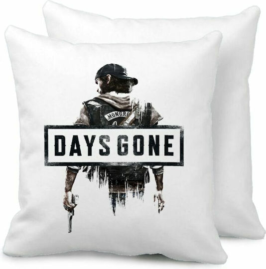 Day's Gone Throw Pillow Sofa Cushion 40x40cm Includes Filling