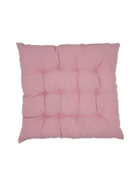 Ariete Casa Cotton Seat Cushion Pink 40x40 Cm