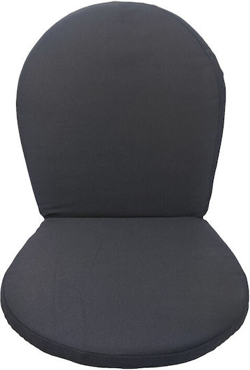 Cushion Metal Chair Black Waterproof Washable Cover 5cm Thickness 45x85x5cm