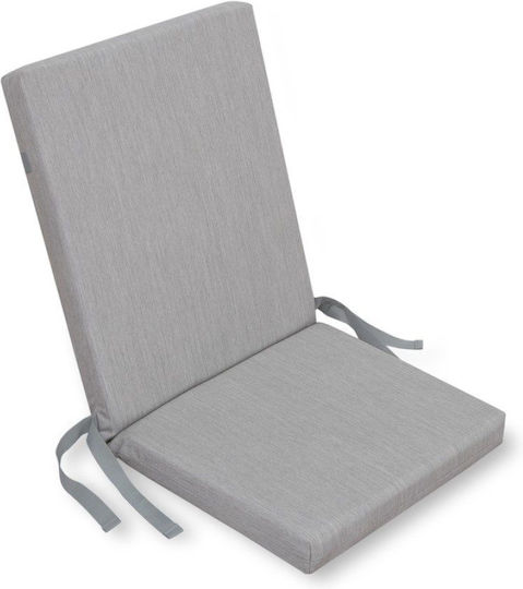 Bonsai Home Chair Cushion with Backrest 95x40cm Gray Bonsai Home Chair Cushion with Backrest 95x40cm Gray