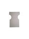 Gartenstuhlkissen Textilene Bioafrol M56xπ51xυ80cm Offenes Grau