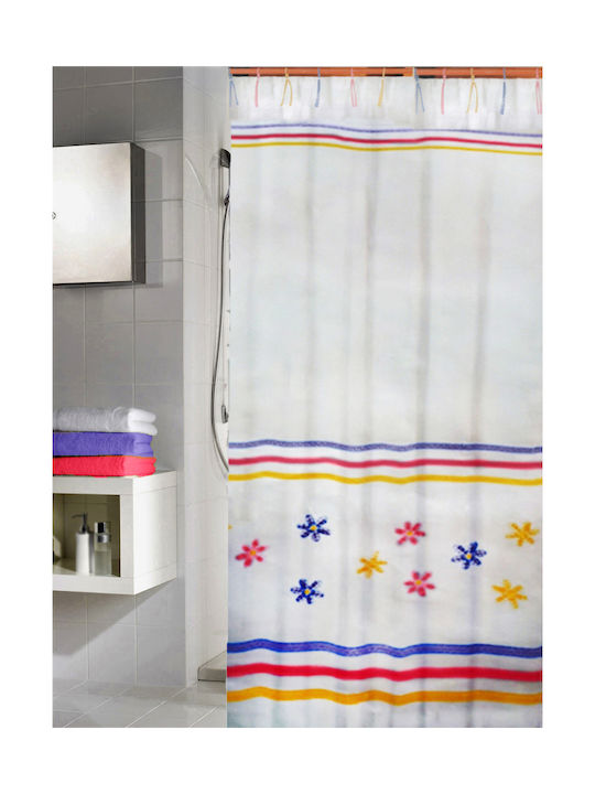Fabric Shower Curtain Yeni Rantes Cords 180x200 cm