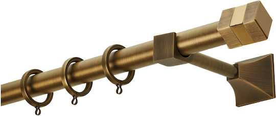 Vorhangstange Metallisch F35 Zogometal Pr0474 Bronze 240cm