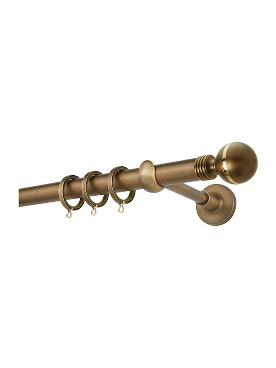 Metallic Curtain Pole Φ25 Zogometal Pr0079 Bron...
