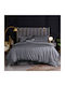 Rythmos Sheet Sets Queen 250x270cm. Bamboo Dark Grey 4pcs
