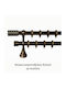Vorhangstangen Import Φ25 Serie A Nr.7 Oxynte Import Hellas Double Innenseite Rohr 160cm