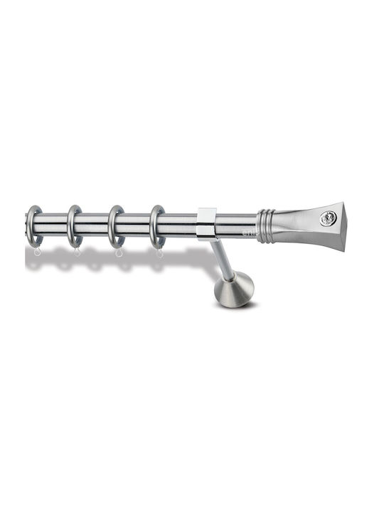 Metallic Curtain Pole Enis Tilos Crystal Nickel...