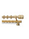 Metallic Curtain Pole Enis Sparta Matte Finish 160cm Double Tube Diameter 20