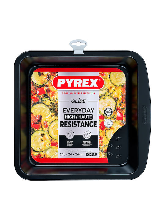 Pyrex Aluminum Rectangular Baking Pan with Non-stick Coating