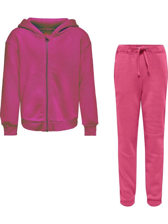 Kids Only Παιδικό Σετ Φόρμας Φούξια (Fuchsia) 2τμχ