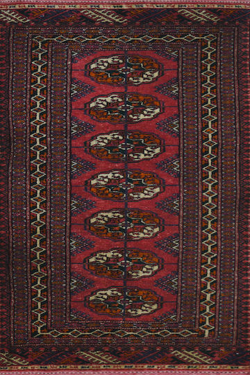 Handmade Bukhara Rug Theke 141943 126x61 140x190cm