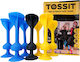 Darts Game Suction Cups Tossit 7-piece Set Blue-yellow
