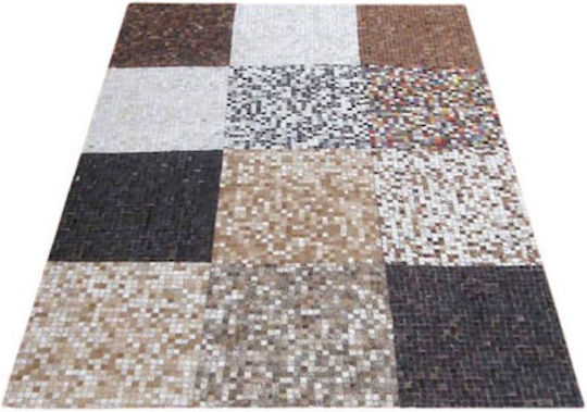 Jgs S.a Χαλί Σαλονιού Δερμάτινο Πολύχρωμο Kb-162 Blanket Carpet-039 160x230cm