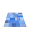 Jgs S.a Wohnzimmer Teppich Patchwork Blau Neu Patchwork-16 Teppich-052 160x230cm
