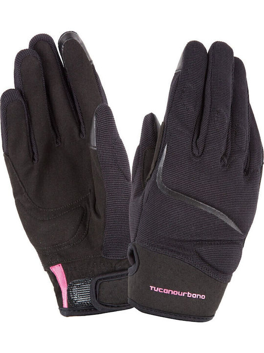 Tucano Urbano Miky Lady Sommer Damen Motorradhandschuhe Schwarz
