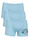 Nina Club Set of Kids' Boxers Light Blue 3pcs