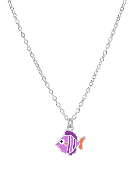 Marea Silver Chain Kids Necklaces Family D03607/AW