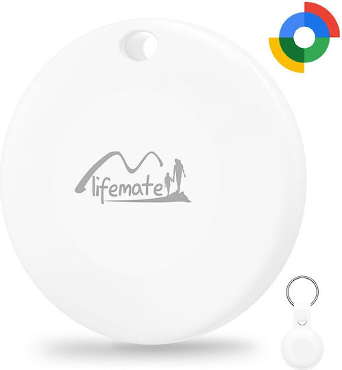 LifeMate LifeTag HD-P16-3 + Keyring Google Find Hub White