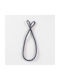 Curtain Tieback Gray Rope 80cm