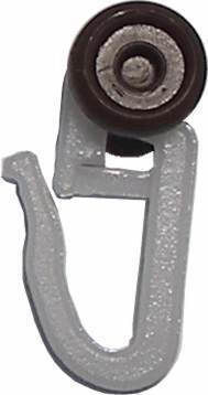 Curtain Hook Safety Pin Plastic For Metal Rails Type Dimico White