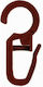 Safety Pin Curtain Hook for Rings 100 Pieces Brown