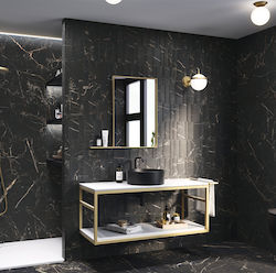 Πλακάκι Opera Night Lux 40x120 Cm Black Ape Ceramica Πλακάκι Opera Night Lux 40x120 Cm Black Ape Ceramica