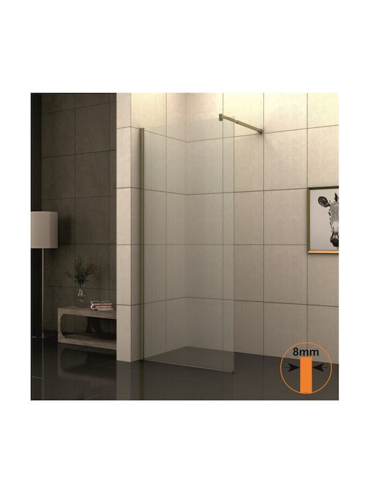 Duschwand Panel Kristall für Dusche Ics 116 Sahara Gold