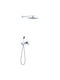 Excel Loretta Built-In Set 2 Exits Mixer Hand Shower & Wall Shower Head