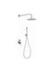 Excel Minimal Built-In Mixer Set 2 Exits Hand Shower & Wall Shower Head