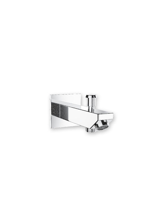 Eingebaute Wasserhähne Quadratischer Mündung Ausfluss Bronzene Duscheline Dm-2175 Chrom