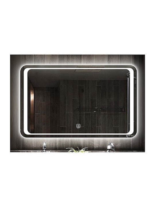 Mysmartmirror Beleuchteter Badezimmerspiegel 70...