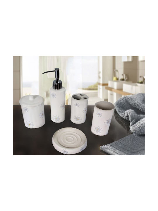Accesorii Daisy Sorema 4 Piese Ceramice