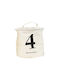 Badezimmerboxen und -körbe 4 205720416 20x20x20cm Schwarz-Weiß House Doctor Baumwolle-Polyester
