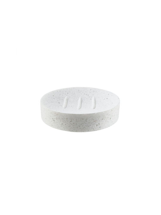 Samos Bază Săpun Alb Rășină Poliuretanică Sintetică Rășină D 11,2 Cm Înălțime 2,5 Cm