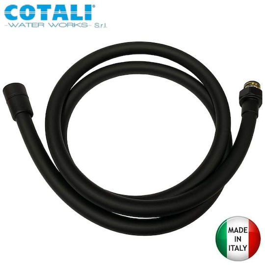 Duschschlauch 1m Mattes Schwarz Platinum Cotali