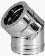Inox Kaminrohre 45˚ Semi-Winkel Durchmesser 180-230