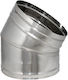Curba 45° De Un Singur Perete Inox Φ130