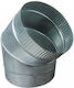 Galvanized Curves 45º Φ450