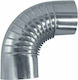Colțar Tub De Fum Klapakis Ø15 Galvanizat 035-0028