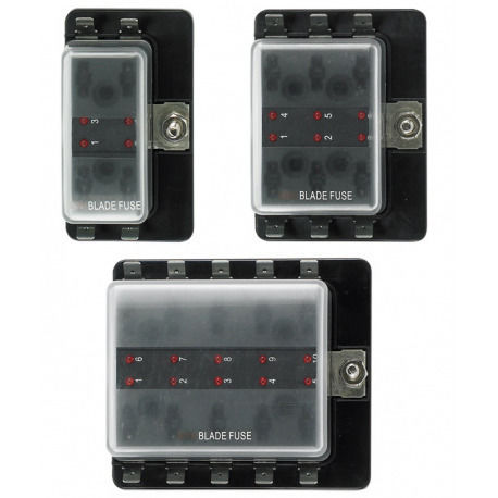 Fuse Box "uni-val" 8 Positions With Led Indicator Oem 18.fν.3939088