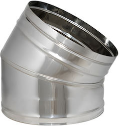 Colțar 45° Φ180 0,4mm Inox 304ce Technometal He...