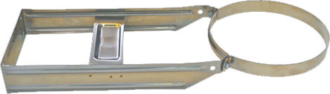 Spiroduct Stainless Steel Chimney Pipe Retaining Clip Reinforced 45cm Ø200mm